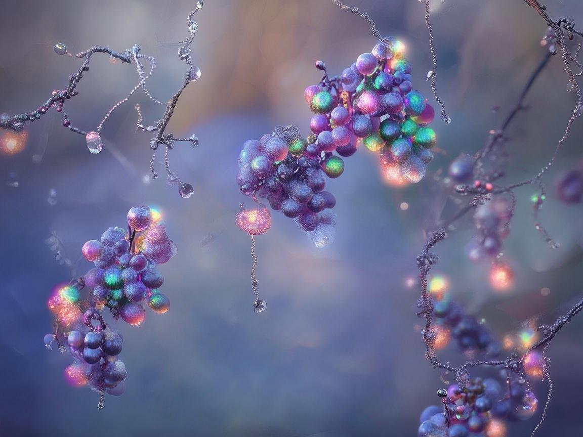 金属藤蔓上的梦幻葡萄 金属藤蔓上的梦幻葡萄