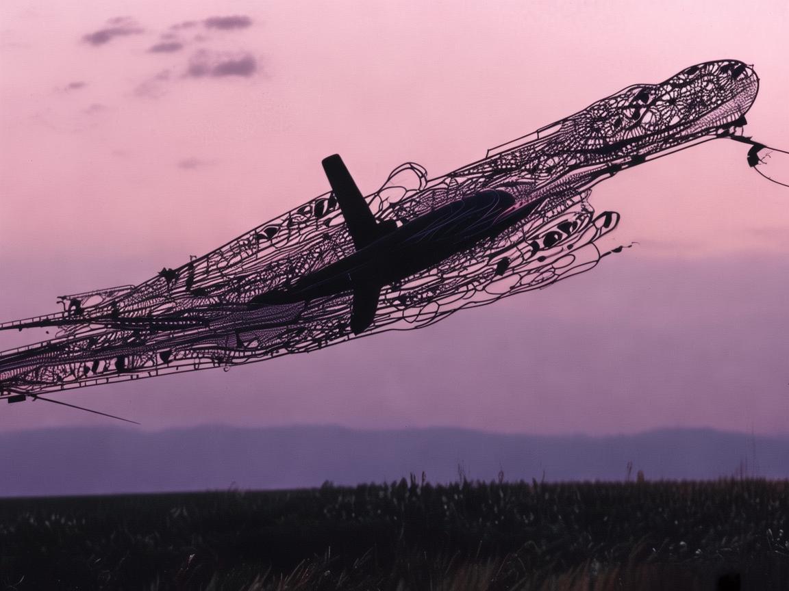 客机之影，金属艺术家的飞行记忆